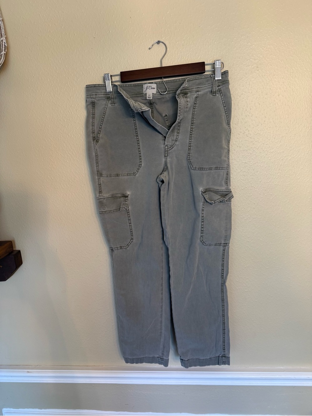 J. Crew women’s  Olive-Gray Cargo Pants